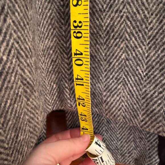 J&H Fashions Vintage Women's Herringbone Wool Coat - Picture 5 of 14